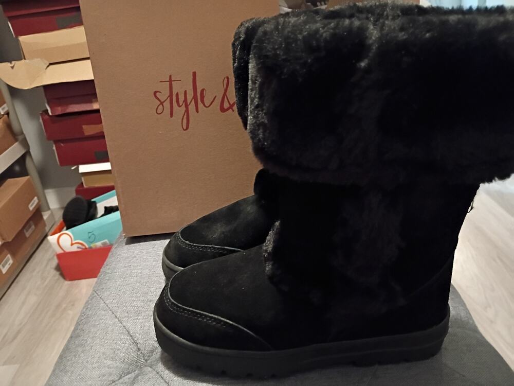 Style And Co Ankle Fur Boots Woman 5